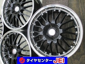 17インチ ジャンクションプロデュース 7J+45 100 軽自動車/コンパクトカー 深リム 中古アルミホイール【4本セット】送料無料(A17-4391）