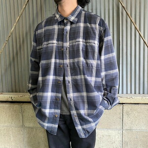 Carhartt カーハート RELAXED FIT 長袖 チェック柄 コットンシャツ メンズXL-2XL相当