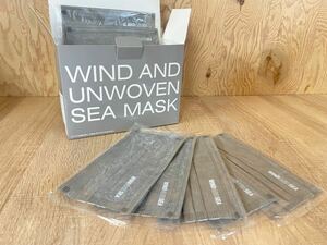 WIND AND SEA ウィンダンシー WIND AND Unwoven Mask マスク Gray グレー 45枚セット XXL/F 不織布マスク WDS-AC-177 未開封/未使用品