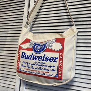 AVBI 1スタ 白 アドバタイジング カバン バドワイザー Budweiser ビール 90s 00s ビンテージ アメリカ 古着 卸 仕入れ kg　B(2)