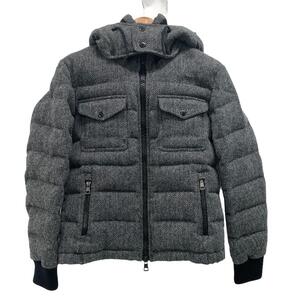 MONCLER/モンクレール FLORIAN 12年 0 ウール ダウンジャケット グレー レディース ブランド