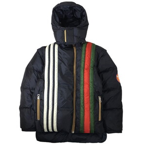 GUCCI adidas グッチ アディダス 2WAY ダウンジャケット 713712 限定コラボ 48