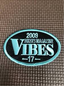 【新品・希少・未使用】 バイブズ ミーティング 2009 VIBES Mt 17回 新潟 記念 パッチ 検）ハーレー バイブス イベント ワッペン レア