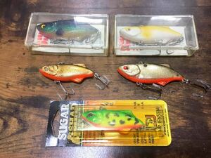 Luhr-Jensen/SUGER-SHAD/1/2・1/4oz/NIP含む5点セット/ルーハージェンセン/シュガーシャッド/(B級/コーデル/ビルルイス/ノーマン)