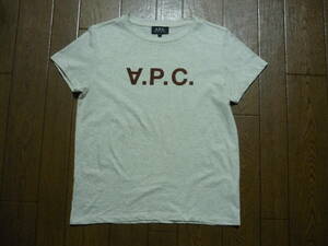 A.P.C.　アーペーセー　半袖　Tシャツ　ロゴ　サイズS