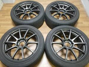 【希少】18インチ 8.5J +50 PCD114.3 ADVAN Racing RS WRX STI VAB GVB GRB S4 VAG GVF GRF GDB レヴォーグ GRヤリス FD2 DC5 RZ GT RG TC