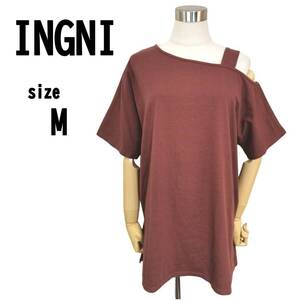 【M】INGNI イング レディース トップス アシメトリー オフショルダー