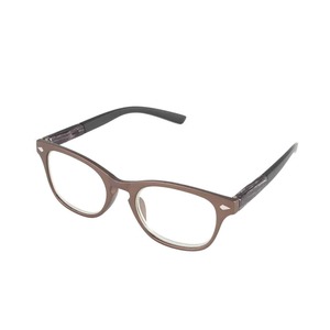 新品★ダルトン　DULTON　ウェリントンタイプ リーディング グラス　＋2.00★シニアグラス　老眼鏡　ブラウン系カラー　簡易ケース付