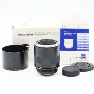 【新品級】Carl Zeiss カールツァイス Makro Planar T* 100mm F2 ZF ニコンF用 #696