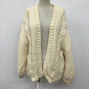 LOWRYS FARM FREE ローリーズ ファーム カーディガン 長袖 ニットカーディガン Cardigan 白 / ホワイト / 10079564