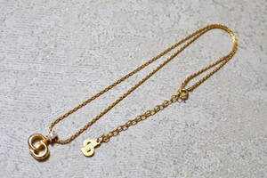 944 Christian Dior/クリスチャンディオール ネックレス ペンダント 海外 ブランド ヴィンテージ アクセサリー Dior ゴールドカラー 装飾品