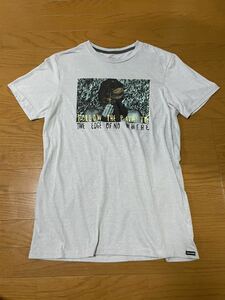 VOLCOM ボルコム　MODERN FIT Tシャツ　半袖　プリント　ロゴ ライトグレーブルー サイズ　S グレー