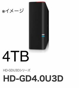 バッファロー BUFFALO DRAMキャッシュ搭載 USB3.0用 外付けHDD 4TB HD-GD4.0U3D 外付けハードディスク 