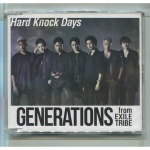 GENERATIONS from EXILE TRIBE / Hard Knock Days [ショップ限定盤] ★未開封