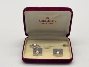 B001 ミキモト　パール　 カフスボタン　 カフス　MIKIMOTO