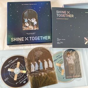 2021 TXT SHINE X TOGETHER DVD アルバム CD トゥバ　TOMORROW X TOGETHERアイドル アルバム