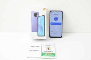 R000B05B　SoftBank★ソフトバンク★スマホ★スマートフォン★Redmi Note9T★A001XM★Android★64GB★箱付き★レドミノート