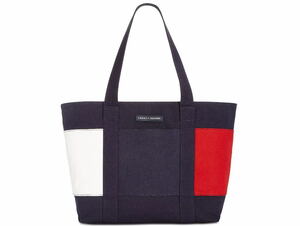 2024SS 日本未発売　TOMMY HILFIGER Flag Tote　大容量トートバック　　　ロサンゼルスから本物をお届け!!　送料無料!!