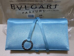 BVLGARI ブルガリ パフューム バニティ バッグ ポーチ ホブルー