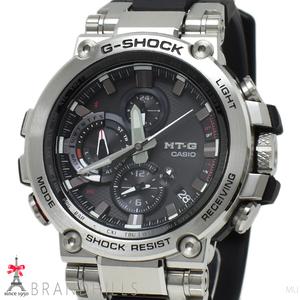 カシオ G-SHOCK 腕時計 メンズ MT-G ソーラー電波 スマートフォンリンク ブラック文字盤 MTG-B1000-1AJF CASIO 極美品