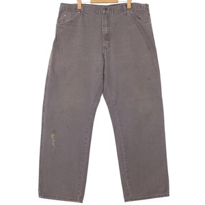 ディッキーズ Dickies ワークパンツ 古着 メンズW40/L30インチ グレー系 pc-0095