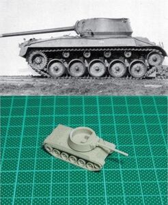 レジンキット 1/144 WWII USA T67 Tank