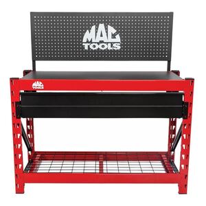 MAC TOOLS ワークベンチ　テーブル　ラック　ペグボード付　 工具箱　棚　作業台 ツールワゴン マックツールズ　スナップオン　snap-on ①