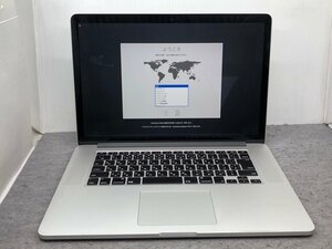 【Apple】MacBook Pro Retina 15inch Mid 2015 A1398 Corei7-4870HQ 16GB SSD512GB Radeon R9 M370X 2GB OS10.15 中古Mac