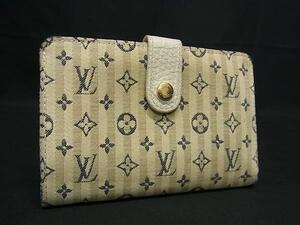 1円 LOUIS VUITTON ルイヴィトン M95659 モノグラムミニラン クロワゼッド ポルトモネビエ ヴィエノワ 二つ折り 財布 ウォレット FI4194