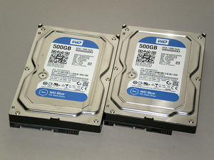 【送料無料】◆Western Digital Blue WD5000AAKX 500GB 「２個セット」【即決】B