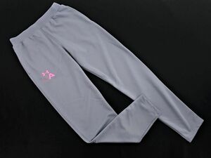 ネコポスOK UNDER ARMOUR アンダーアーマー トラック パンツ sizeYLG(145-155cm)/グレー ■■ ☆ ega4 子供服