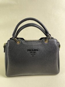 ■【美品】 プラダ Prada ハンドバッグ ショルダー斜め掛けバッグ レディース ブラック