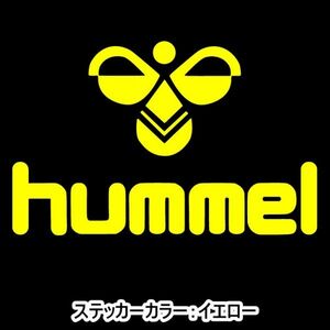 送料0★30cm【hummel】ヒュンメル-ロゴ★　サッカー・フットサルステッカー(0)