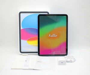 【1円】Apple iPad (第10世代) 64GB Wi-Fiモデル MPQ13J/A A2696 ブルー アップル 【美品】z24-2819 中古品 z_p