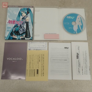 WindowsXP CD VOCALOID2 初音ミク キャラクター・ボーカルシリーズ 01 CRYPTON クリプトン・フューチャー・メディア 箱説付【PP