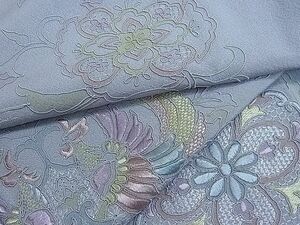 平和屋1■訪問着　総刺繍　スワトウ刺繍　向かい鳥正倉院花文　逸品　未使用　CAAE5257ut