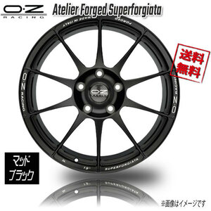 OZレーシング OZ Atelier Forged Superforgiata マットブラック 19インチ 5H120 10J+23 4本 72,56 業販4本購入で送料無料