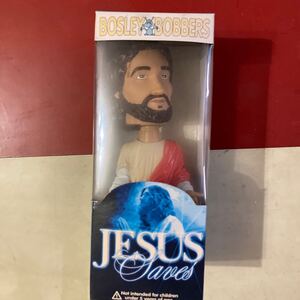 Jesus Saves Bobblehead 7 New Bosley Bobber Original Box２００３年式 イエスキリスト 神ボビングヘッド検)フリーホイーラーズ マッコイ