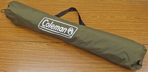 L◎中古品◎アウトドア用品『Coleman ソファチェア』 コールマン 2000037447 オリーブ アルミフレーム 耐荷重:約80kg 背面ポケット付き