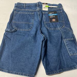 W36 デニム DICKIES ディッキーズ INDIGO DENIM ペインター ショートパンツ DX200SNB