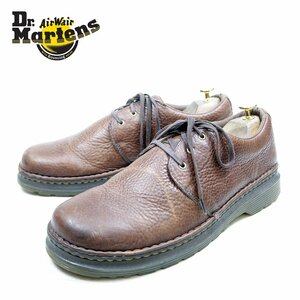 UK10　29cm相当　Dr.Martens　ドクターマーチン　3ホール　ブーツ　イエローステッチ　ブラウン　茶/U9386