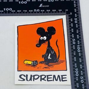 supreme シュプリーム ネズミ ステッカー シール