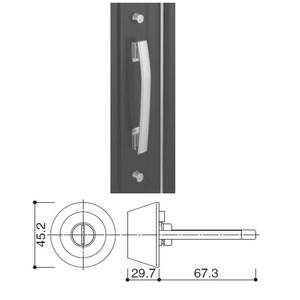 YKK　交換用シリンダー2個セット　HHJ-0588　取説付　送料無料　kenz