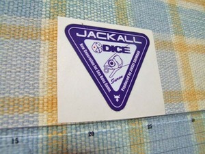 Jackall/ジャッカル/ダイス/三角/ステッカー/シール/A ※ヤフーショッピングストア/レア物商会・健美堂でも大量出品中！