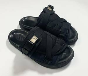 VISVIM CHRISTO SANDAL ビズビム クリスト サンダル スニーカー 靴 スリッパ シューズ ブーツ ブラック ネイビー 黒 紺 サイズM