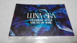 ▲　ルナシー　LUNA SEA　【　UNENDING STYLE テレカ　♪台紙付き　】　未使用新品♪ テレホンカード