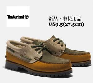 Timberland 3EYE CLASSIC LUG WHEAT NUBUCK W GREEN a5p5m ティンバーランド スリーアイ ヌバック ウィート グリーン ボートシューズ US9.5