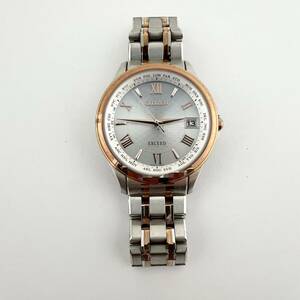 ●○H261/ CITIZEN EXCEED シチズン H149-T021735 シルバー 腕時計○●