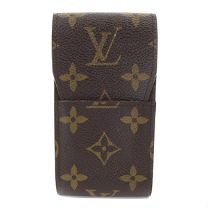 ルイヴィトン LOUIS VUITTON モノグラム エテュイ シガレットケース タバコケース 茶色 ブラウン M63024 /SR4 ■OH レディース