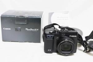 ☆Canon/コンパクトデジタルカメラ/PowerShot G1 X/各シャッター・内臓ストロボなど動作問題なし/外観モニターなど・目立つ傷やスレなし☆